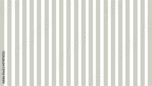 Narrow taupe and white stripes running vertically across frame. Stripes have rounded bottom. Modern, neutral, abstract background. Copy space.
