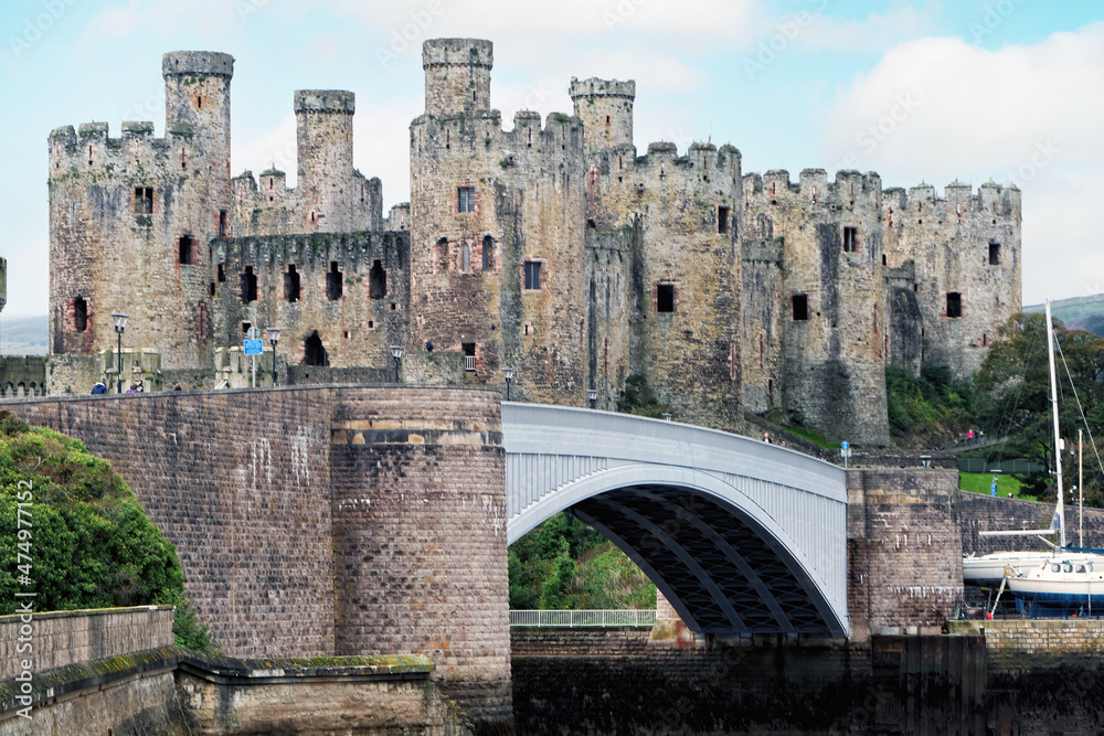 Obraz premium Conwy Castle, North Wales