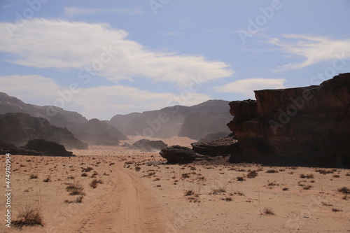 Wind in the Desert (Wadi Rum, Jordan)