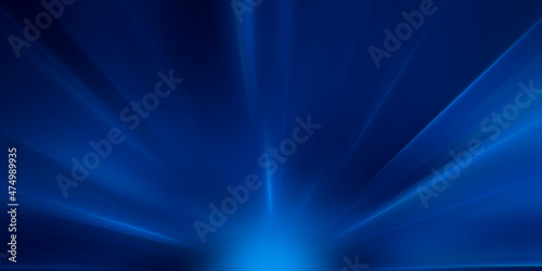 Starburst Blue Light Beam Abstract Background 