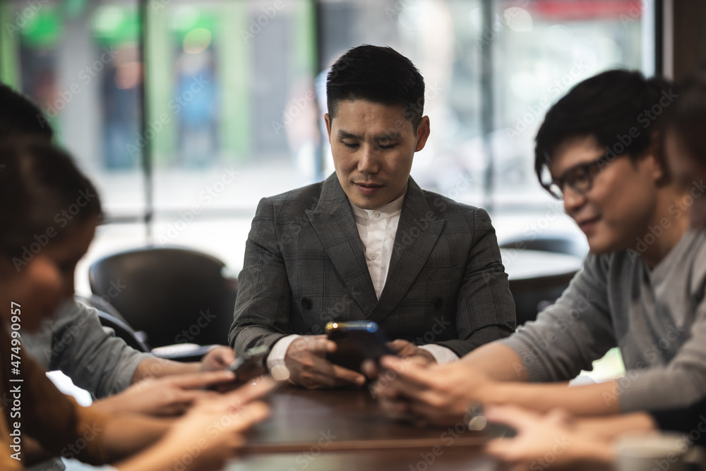 professional business male person, smart businessman are happy at modern office professional business male person, smart businessman are happy at modern office