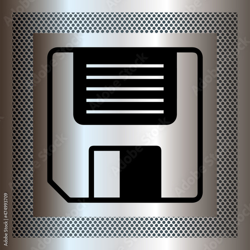 Logo disquette.