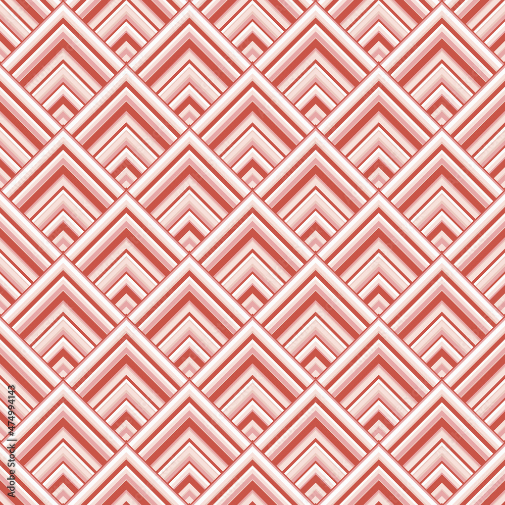 Seamless background for your designs. Modern vector red and white ornament. Geometric abstract pattern Seamless background for your designs. Modern vector red and white ornament. Geometric abstract pattern
