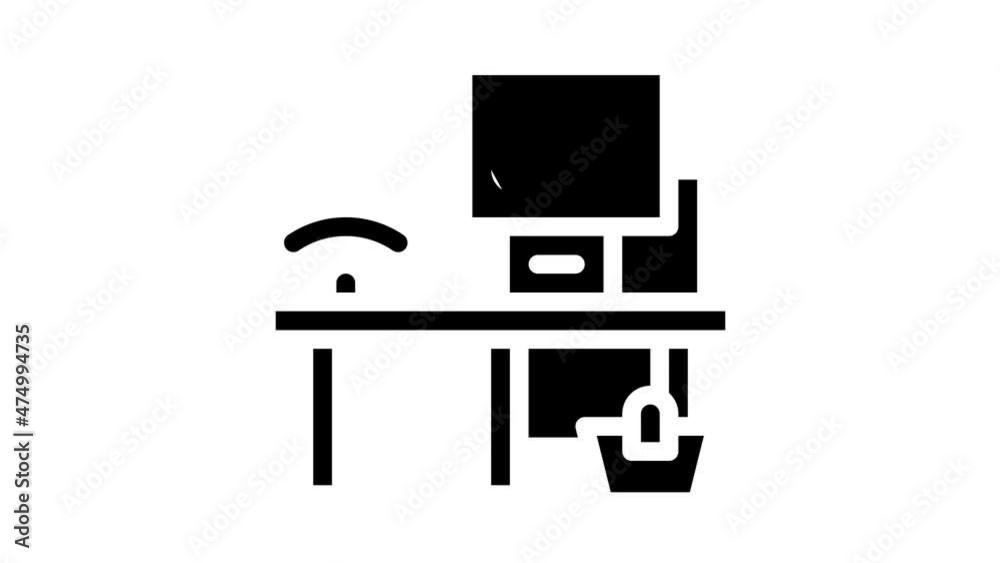 self-service checkout animated glyph icon self-service checkout sign. isolated on white background self-service checkout animated glyph icon self-service checkout sign. isolated on white background