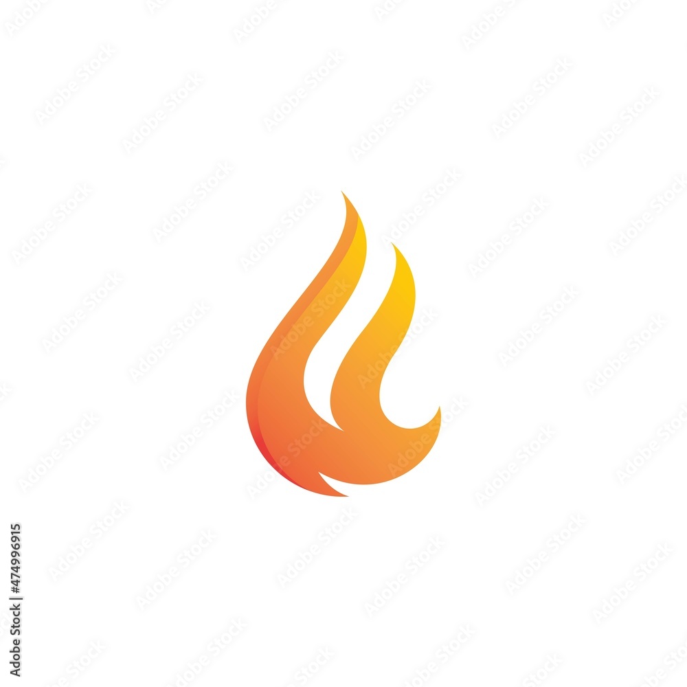 Fire flame Logo Template vector icon Oil, gas and energy logo Fire flame Logo Template vector icon Oil, gas and energy logo