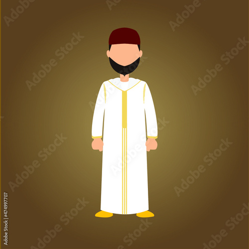 Traditional White Moroccan Djellaba, One of the Most Popular Moroccan Men's Clothes