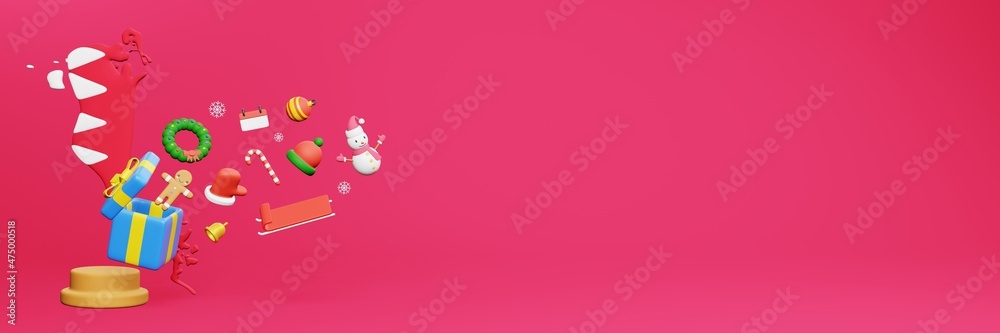 3d rendering of christmas new year celebration in Bahrain for web cover and social media 3d rendering of christmas new year celebration in Bahrain for web cover and social media