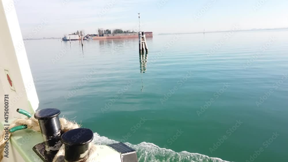 Venice, Italy - Public transport in the Venice lagoon Venice, Italy - Public transport in the Venice lagoon