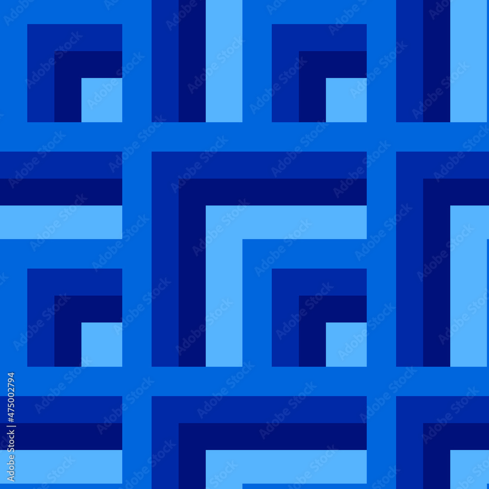 Obraz premium Seamless pattern - needlework - patchwork or patchwork. Design element