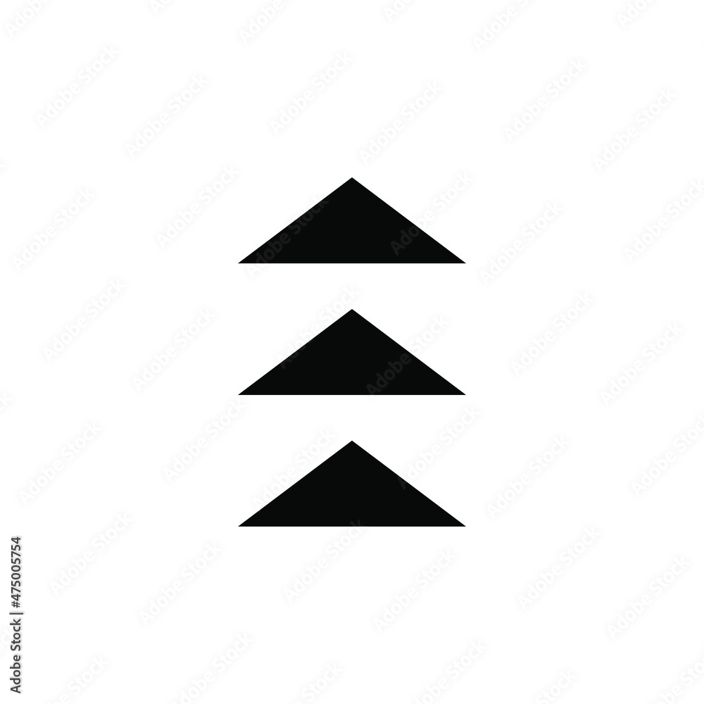 Up Arrow Icon. Arrow sign for web site design, logo, app, UI. Up arrow icon illustration on white background Up Arrow Icon. Arrow sign for web site design, logo, app, UI. Up arrow icon illustration on white background
