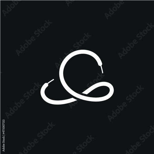 Monogram S, Initials Letter S, Shoelaces Logo Design Inspiration