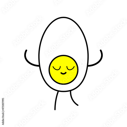 Tableau sur toile Egg character