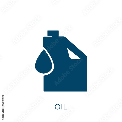 oil vector icon. food filled flat symbol for mobile concept and web design. Black energy glyph icon. Isolated sign, logo illustration. Vector graphics.