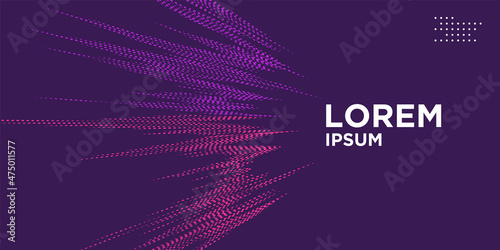 Modern sound wave equalizer. Vector illustration on dark background - EPS 10