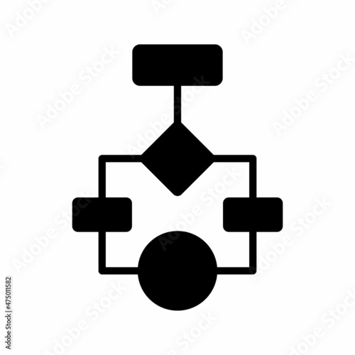 flow icon vector