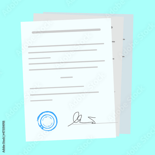 mou contract agreement memorandum of understanding legal document stamp seal
