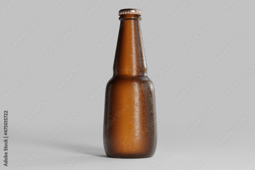 Cold Beer Bottle