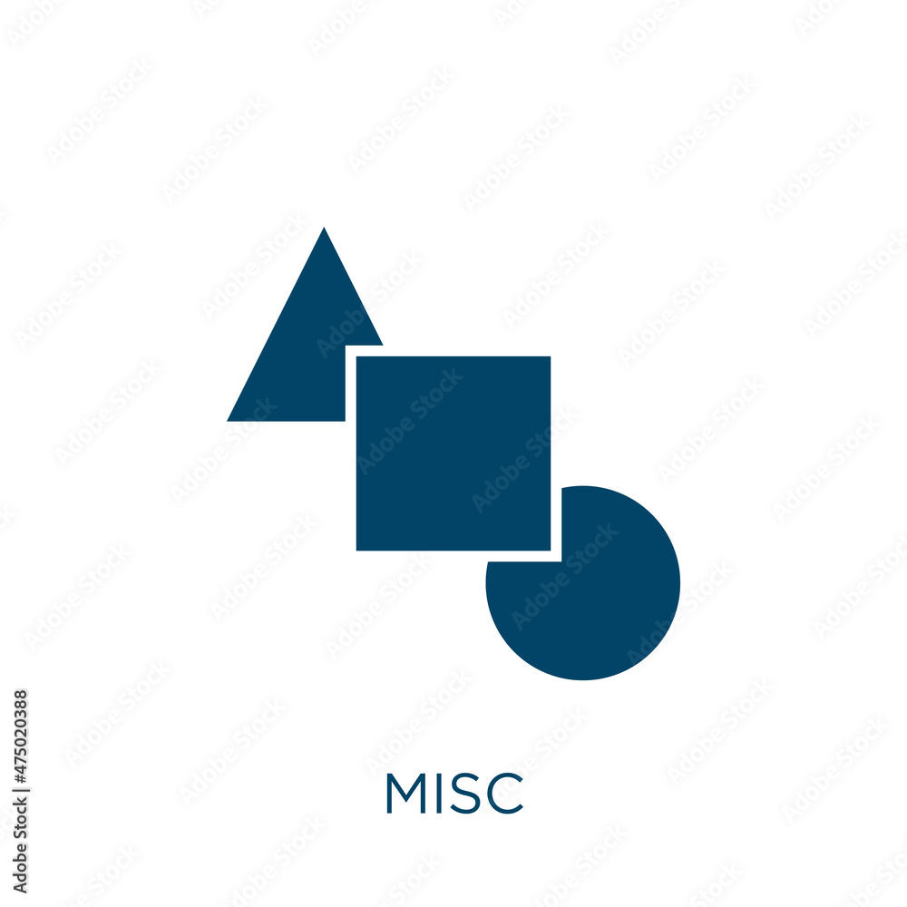 misc vector icon. simple filled flat symbol for mobile concept and web design. Black miscellaneous glyph icon. Isolated sign, logo illustration. Vector graphics.