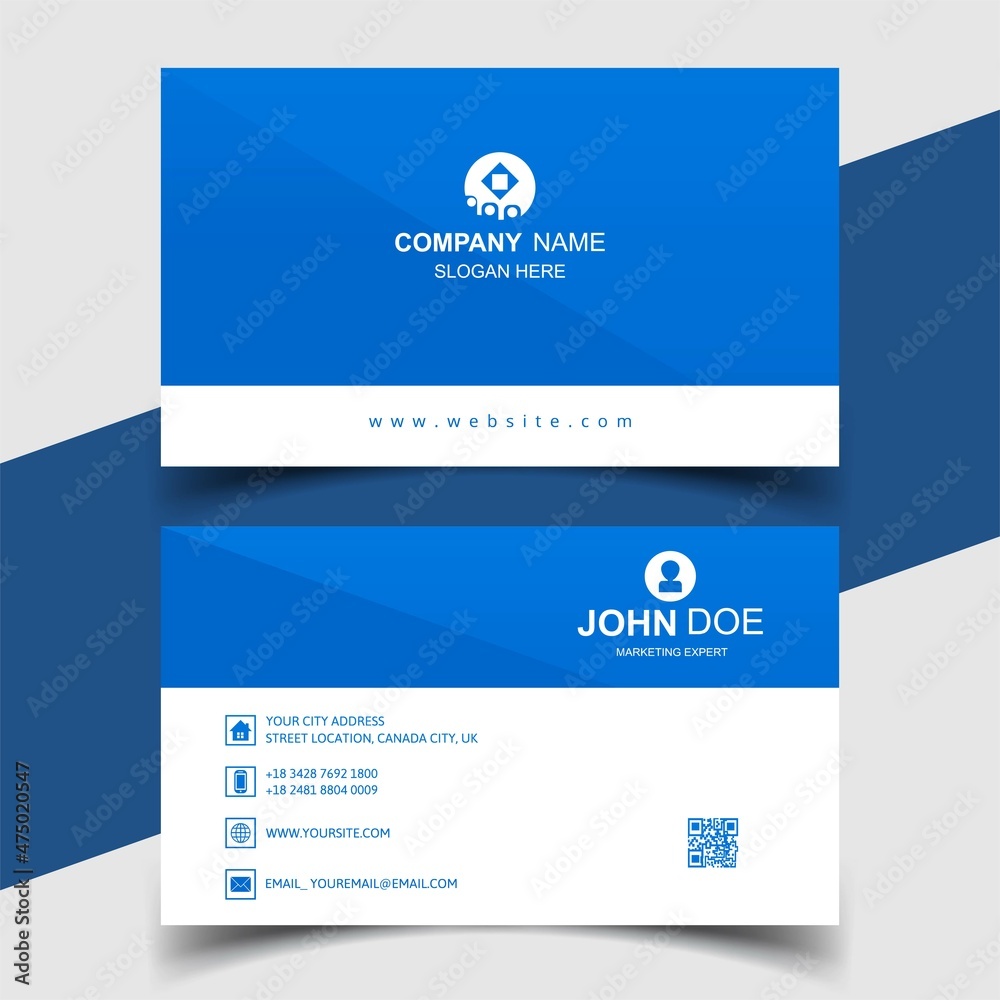 Elegant business card creative design
