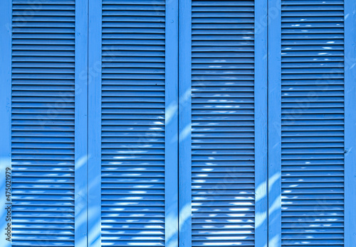 Foto Texture of vintage blue door