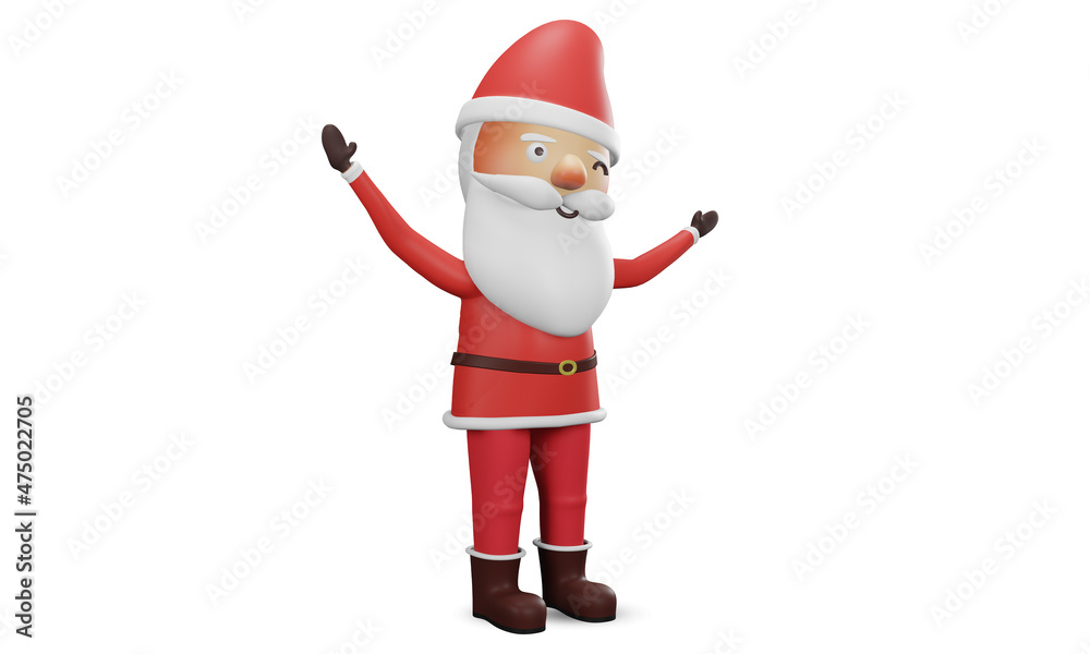 santa claus isolated on white santa claus isolated on white