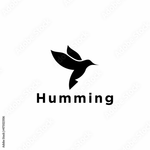Flying Humming Bird icon vector illustration