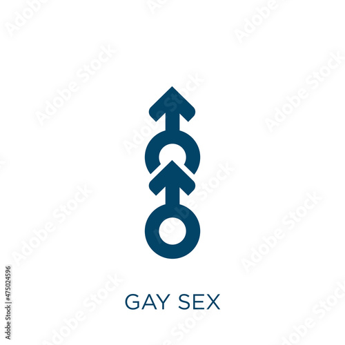 gay sex vector icon. gay filled flat symbol for mobile concept and web design. Black sex glyph icon. Isolated sign, logo illustration. Vector graphics.
