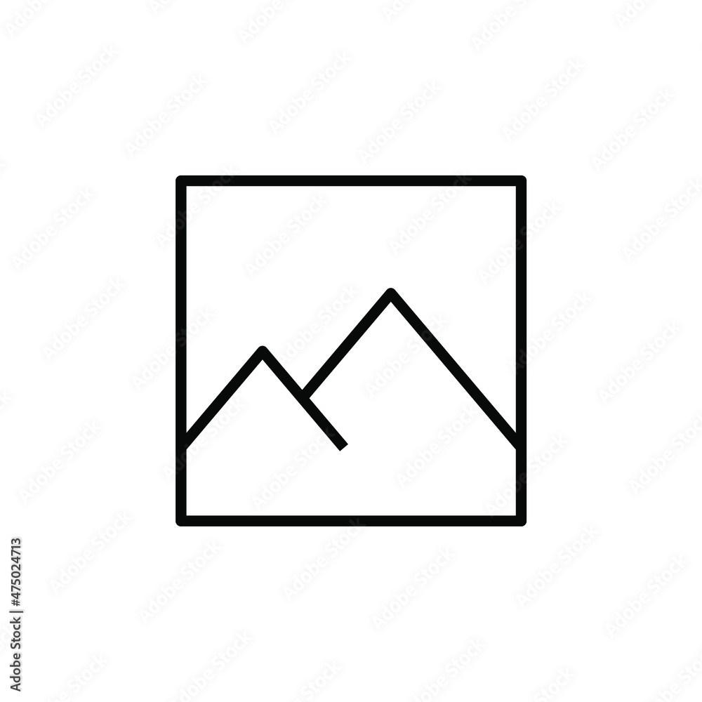 Picture, Gallery, Image Line Icon, Vector, Illustration, Logo Template. Suitable For Many Purposes. Picture, Gallery, Image Line Icon, Vector, Illustration, Logo Template. Suitable For Many Purposes.