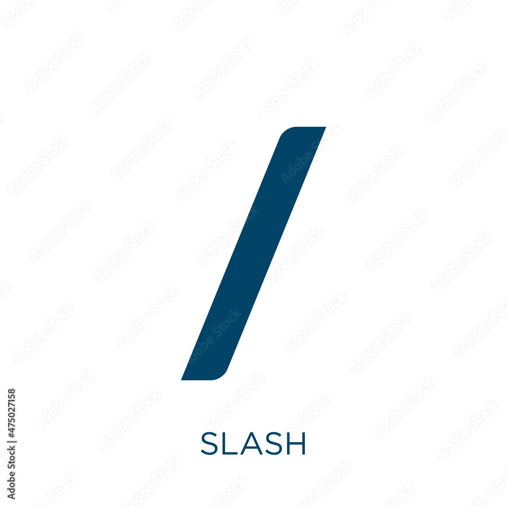 slash vector icon. metallic filled flat symbol for mobile concept and web design. Black damage glyph icon. Isolated sign, logo illustration. Vector graphics. - obrazy, fototapety, plakaty 
