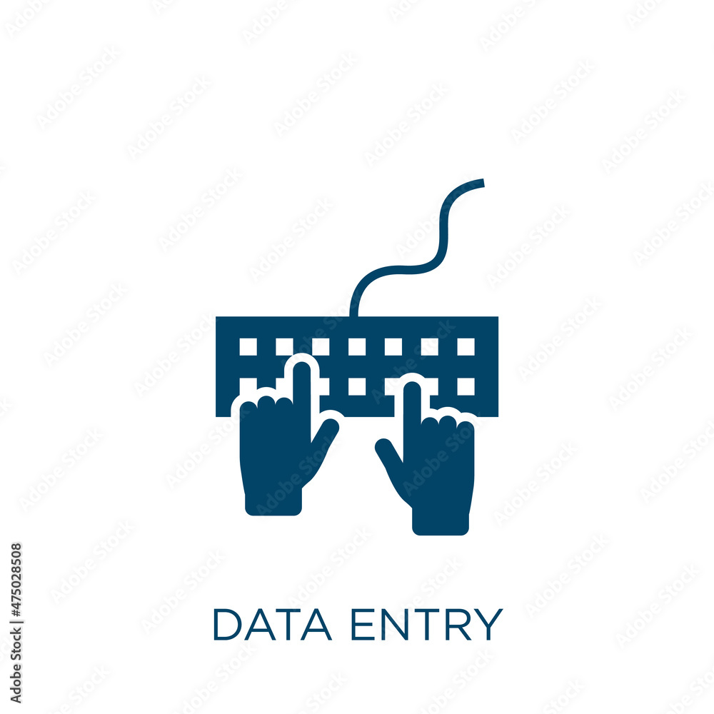 The icon symbolizes data entry with the stylus. Drawing, writing, or other  use. Round blue icon with square sign inside. Stock Vector | Adobe Stock