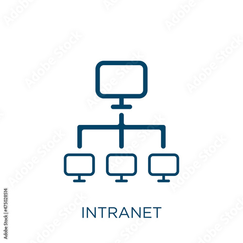 intranet vector icon. communication filled flat symbol for mobile concept and web design. Black internet glyph icon. Isolated sign, logo illustration. Vector graphics.