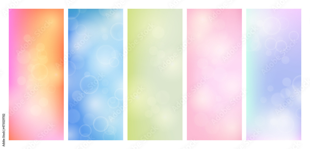 Abstract background with blur bokeh light effect