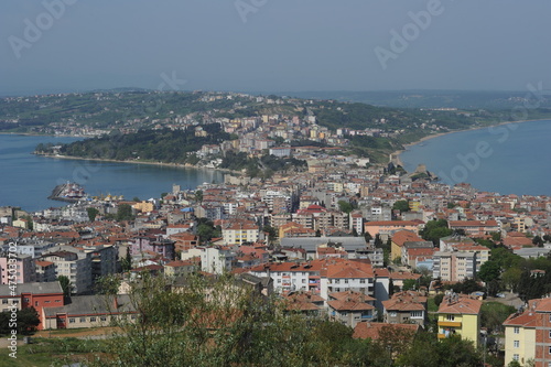 View of the city of Sinop, Turkey. 