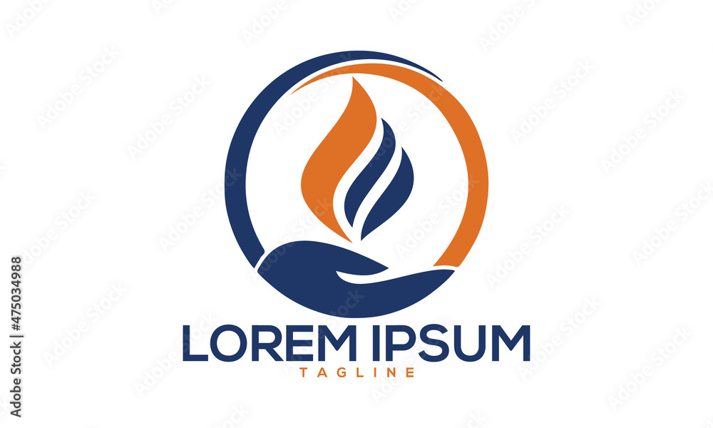 Unique fire logo Modern and minimalist vector and abstract logo Unique fire logo Modern and minimalist vector and abstract logo
