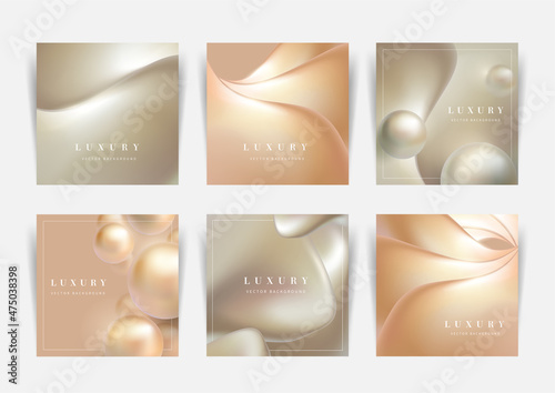 web グラフィック バナー 広告 背景 フレーム エレガント 贅沢 高級感 金色 クリスマス 光沢 曲線 球体 トリートメント 美容