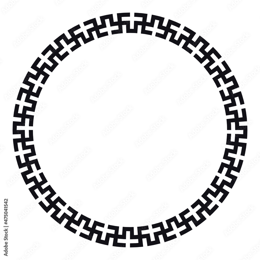 Greek frame on a white background, vector Greek frame on a white background, vector
