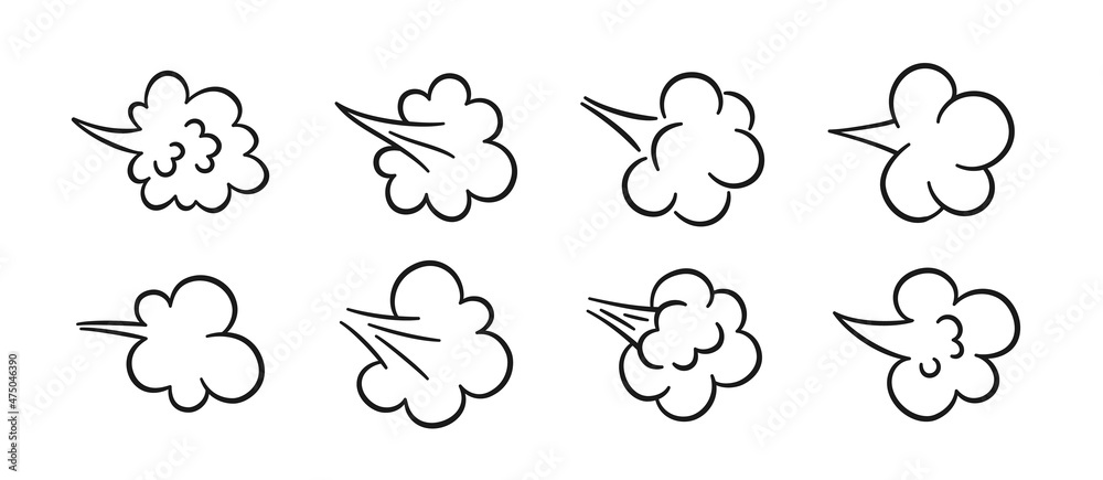 Foto Comic fart cloud