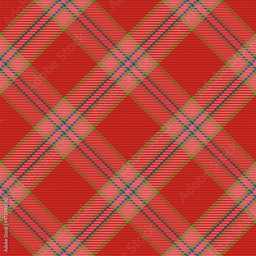 Seamless pattern of scottish tartan plaid. Repeatable background with check fabric texture. Vector backdrop striped textile print.