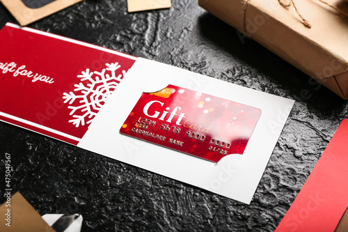 Gift card and Christmas pre...