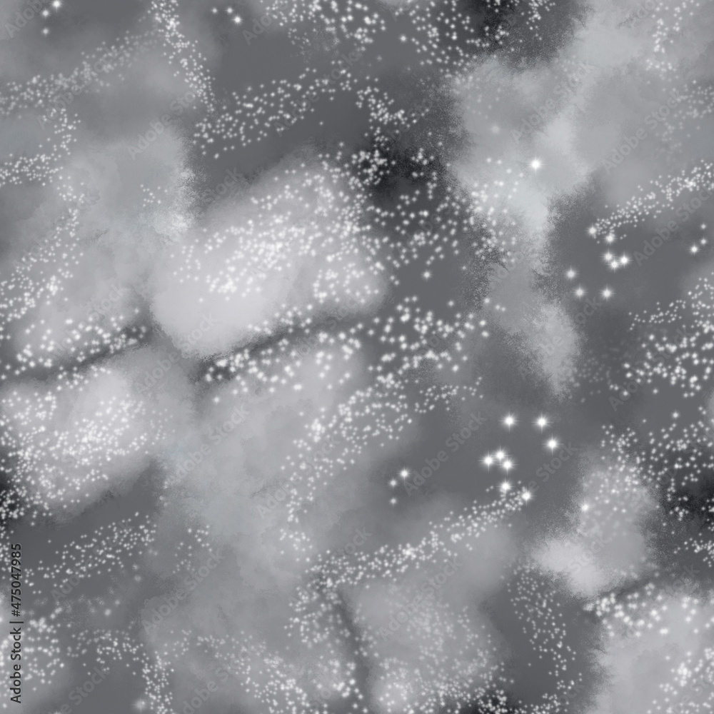 Fototapeta premium Grey Texture Background Hand Drawn Illustration