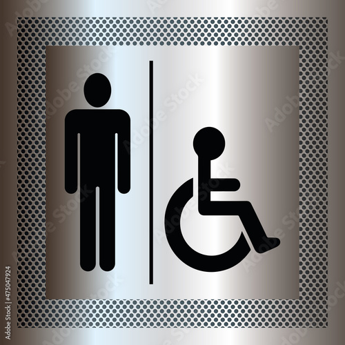 Logo toilettes.