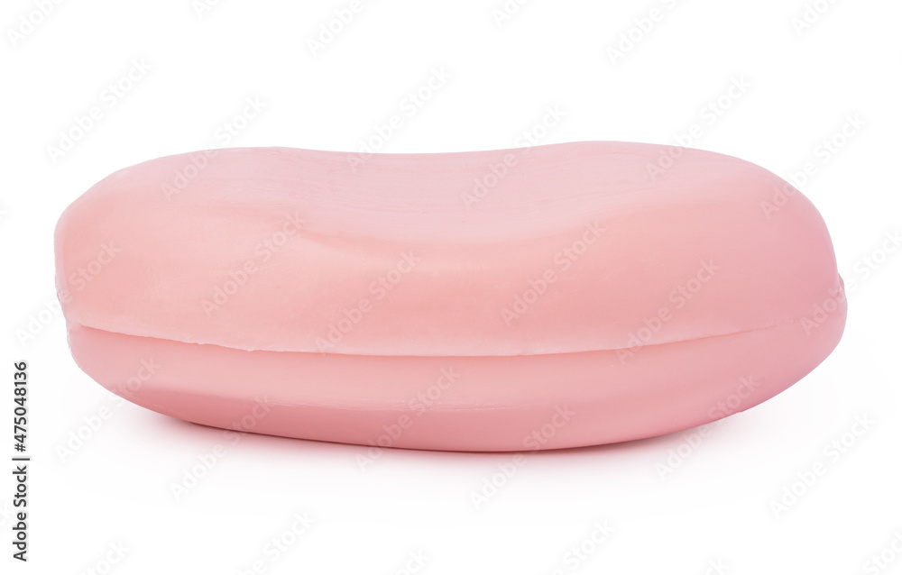 Single soap bar isolated on white background Single soap bar isolated on white background