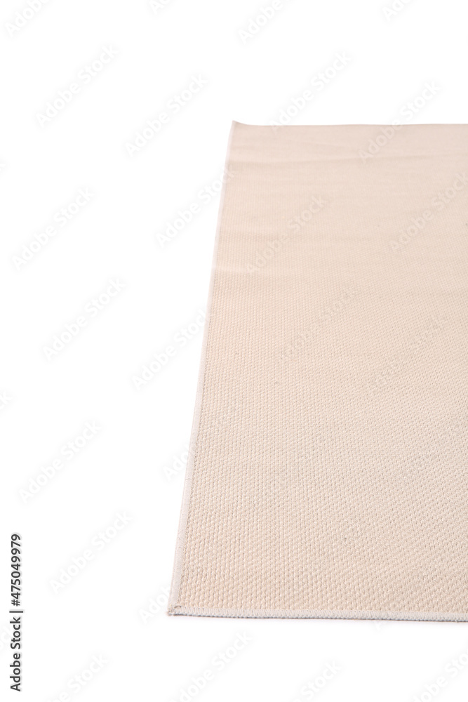 Modern carpet on white background Modern carpet on white background