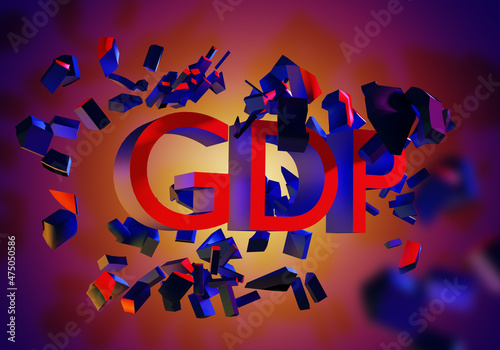 GDP abbreviation surrounded...