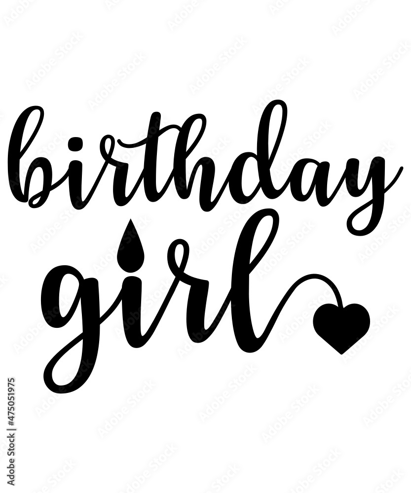 Birthday Svg Bundle, Birthday Queen Svg, Happy Birthday Svg, Birthday