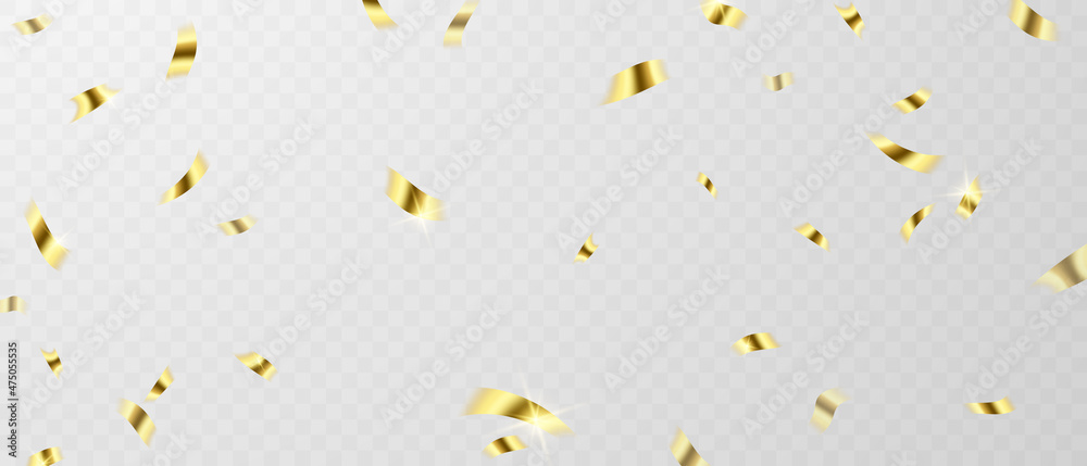 Celebration background template with confetti and gold ribbons. luxury greeting rich card. Celebration background template with confetti and gold ribbons. luxury greeting rich card.
