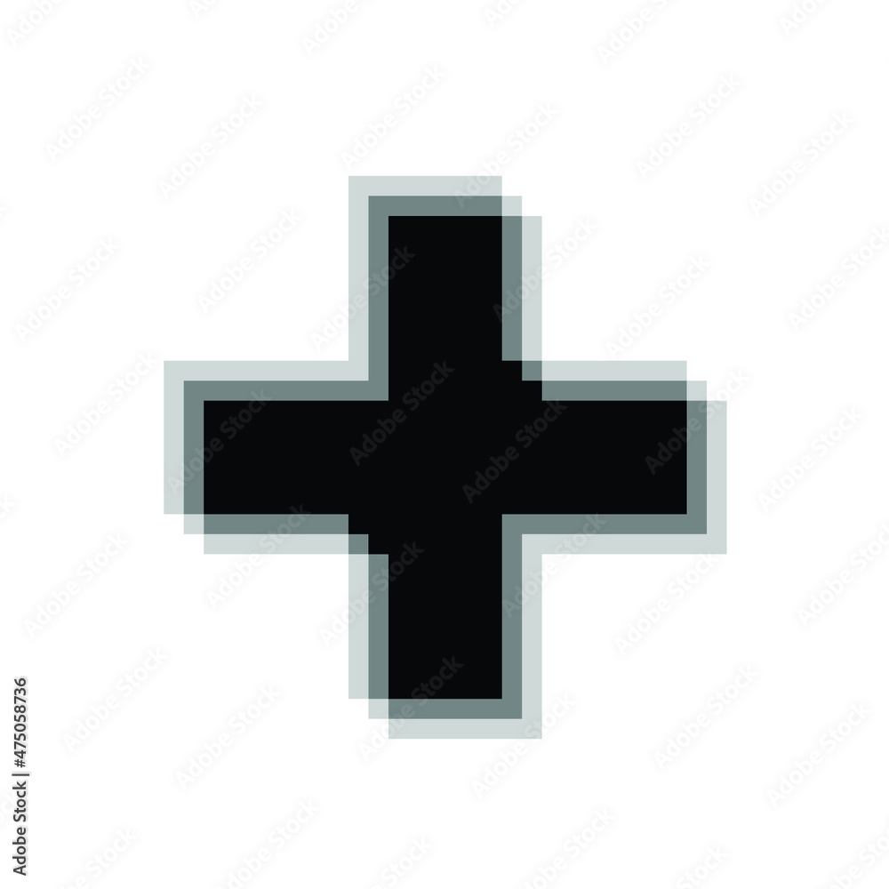 Glitch distorted geometric shape . Blurred cross
.Minimal art design . Noise destroyed logo . Trendy defect error shapes . Glitched frame .Broken effect .vector Glitch distorted geometric shape . Blurred cross
.Minimal art design . Noise destroyed logo . Trendy defect error shapes . Glitched frame .Broken effect .vector