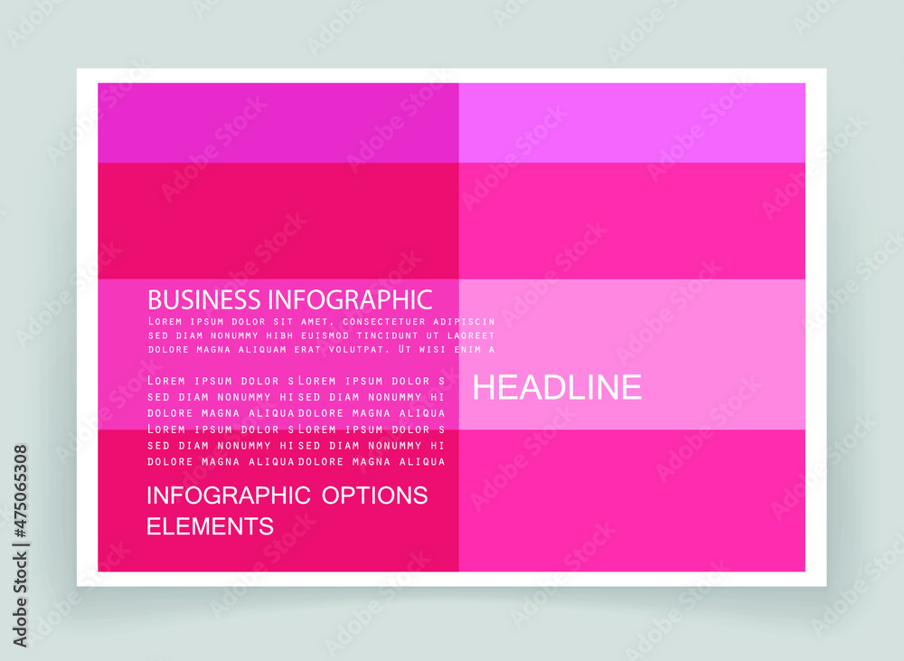 Elements for business data visualization, Modern infographic design, vector set templates