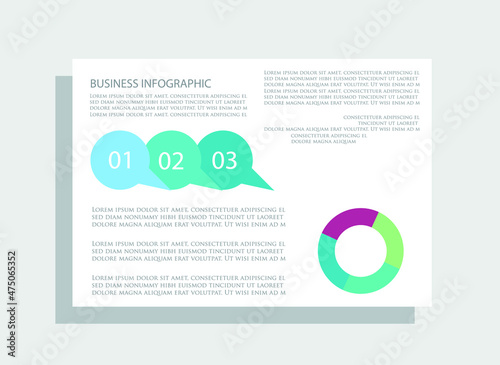 Elements for business data visualization, Modern infographic design, vector set templates