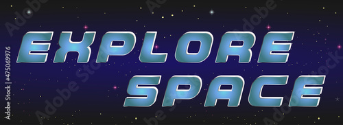 Explore Space poster design